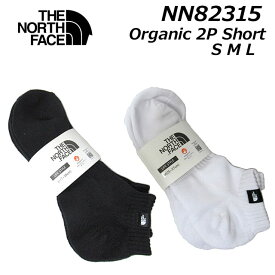 【P5倍!楽天SS期間中】ザ ノース フェイス THE NORTH FACE NN82315 TNF オーガニック2P ショート ユニセックス メンズ レディース 靴下