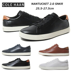 【P5倍!マラソン期間中】コール ハーン Cole Haan NANTUCKET 2.0 SNKR レザースニーカー メンズ 靴