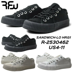 【P5倍!マラソン期間!要エントリー】 RFW アールエフダブリュー R-2530462 SANDWICH-LO HRG1 キャンパススニーカー メンズ レディース 靴