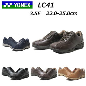 【P5倍!6/1限定】ヨネックス YONEX SHW-LC41 パワークッション ウォーキングシューズ 3.5E ファスナー付き レディース 靴