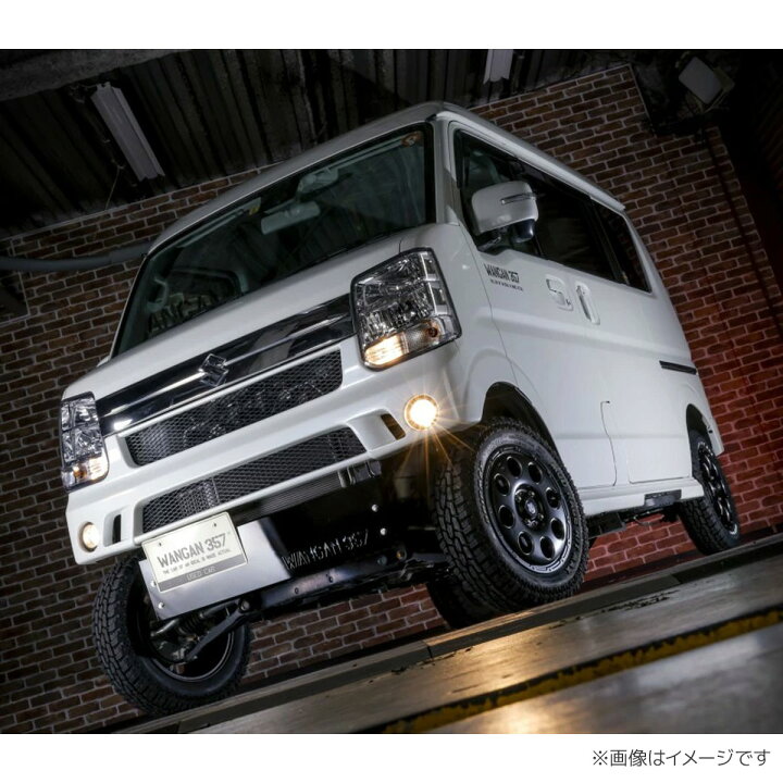 17v.17w.64v.64wエブリィフロントパイプバンパー、フォグランプ付！17v 