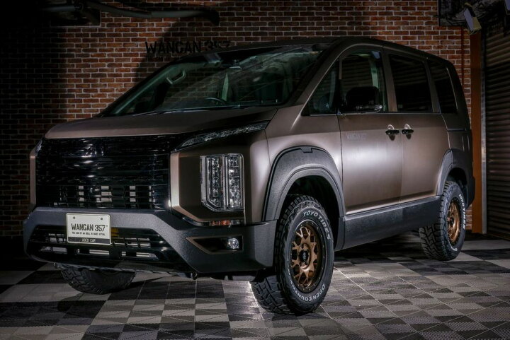 楽天市場】WANGAN357 CV1W デリカ D:5 D5 後期 オーバーフェンダー  