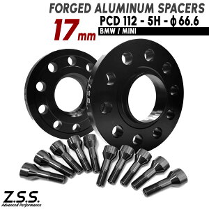 Z.S.S. AP �y�`�^�����{���g�t���z MINI �~�j �N�[�p�[ F65 F66 F55 F54 F60 F57 �X�y�[�T�[ ����17mm PCD112 5�� �n�u�a66.6�� BMW ZSS