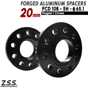 Z.S.S. AP Peugeot vW[ C5 XM 20mm PCD108 5 5H 5x108 nua 65.1 Xy[T[ Cg ZSS