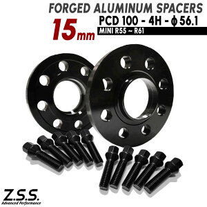 Z.S.S. AP ~j Nu} MINI CLUBMAN S R55 ('07~'14) 15mm Xy[T[ PCD100 4 4x100 nua 56.1 M14xP1.25 {gt ZSS