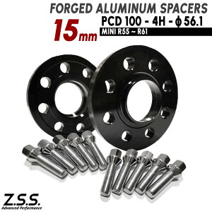 Z.S.S. AP ~j N[p[ MINI COOPER S R56 ('07~'14) 15mm Xy[T[ PCD100 4 4x100 nua 56.1 M14xP1.25 {gt ZSS