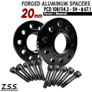 Z.S.S. AP �y�`�^�����{���g�t���z 20mm PCD108 PCD114.3 5�� 5x108 5x114.3 67.1�� ���C�h�g���b�h�X�y�[�T�[ �X�y�[�T�[ �t�F���[�� Ferrari ZSS