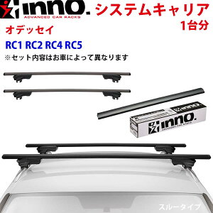 INNO イノー システムキャリア オデッセイ RC1 RC2 RC4 RC5 XS250BK K442 XB145BK XB138BK ステー フック バー 一台分 スルータイプ