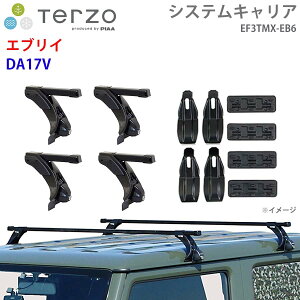 TERZO �e���b�c�H �V�X�e���L�����A �G�u���C DA17V ��䕪 EF3TMX EB6 �t�b�g �X�N�G�A�o�[ E1E1