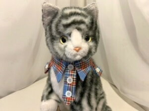 猫のお洋服「ボタンシャツ ラルフくん(ブルー)(^^♪」キャットウェア猫服コスプレ中級者