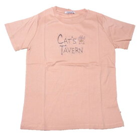 asマンハッタナーズ半袖Tシャツ 「cats tavernシリーズ」ピンク