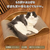 【新製品 New】 PET PINA 猫 爪とぎ ダンボール 猫用 つめとぎ ベッド ソファ型 カーブ型 研ぎカスが出に…