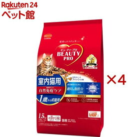 ビューティープロ キャット 成猫用 1歳から(1.5kg×4セット)【ビューティープロ】