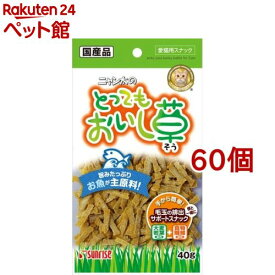 サンライズ ニャン太のとってもおいし草(40g*60コセット)【ニャン太】