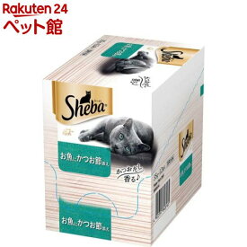 シーバ リッチ お魚にかつお節添え 成猫 キャット ウェットフード(35g*12袋入)【シーバ(Sheba)】