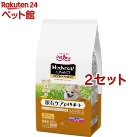 メディコート アドバンス 尿石ケア pHサポート 1歳から(500g*5袋入*2セット)【メディコート】