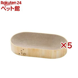 バリバリボウルXL オーバル ライトブラウン(5セット)【猫壱】