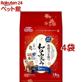 JPスタイル 和の究み 小粒 1歳から(1.8kg*4袋セット)【ジェーピースタイル(JP STYLE)】