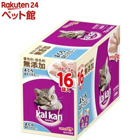 カルカン パウチ やわらかパテ まぐろ ほたてだし入り(70g*16袋入)【カルカン(kal kan)】