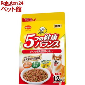 ビタワン 5つの健康バランス ビーフ味・野菜入り小粒(1.2kg)【ビタワン】[ドッグフード]