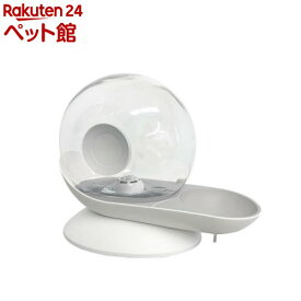 ペット用給水器 グレー(1個)【wanyanya】