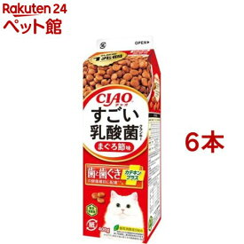 CIAO すごい乳酸菌 クランキー 牛乳パック まぐろ節味(400g*6本セット)【チャオシリーズ(CIAO)】