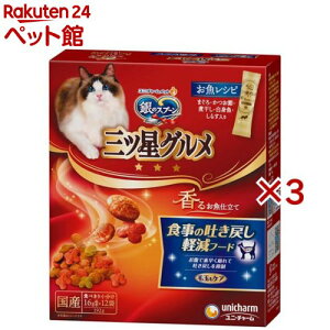 銀のスプーン 三ツ星グルメ 香るお魚仕立て 食事の吐き戻し軽減フード 猫用(12袋×3セット(1袋16g))【銀のスプーン 三ツ星グルメ】