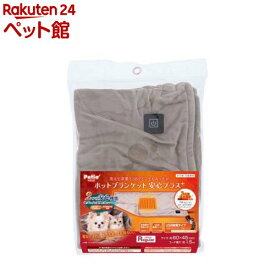 USBでどこでもあったか ホットブランケット 安心プラス レギュラー グレイ(1枚)