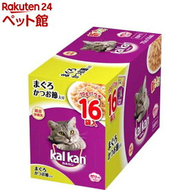 カルカン パウチ まぐろ かつお節入り(70g*16袋入)【カルカン(kal kan)】