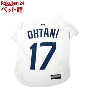 ドジャース大谷ジャージ ホワイト L ペット用(1枚)【LosAngeles Dodgers】