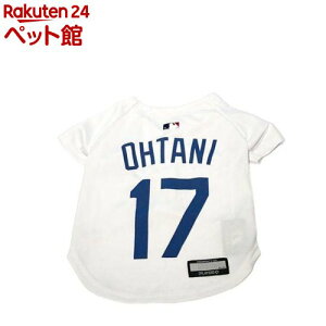ドジャース大谷ジャージ ホワイト M ペット用(1枚)【LosAngeles Dodgers】