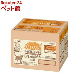 AllWell 10種の自然素材 15歳以上の腎臓の健康維持用 サーモン＆ツナ味(3.2kg)【オールウェル(AllWell)】