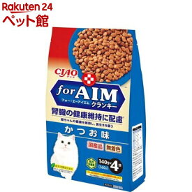 CIAO for AIM クランキー かつお味(140g*4袋入)