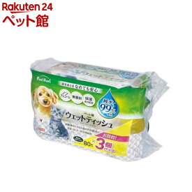 フリフリ ペット用ウェット(80枚入×3個)