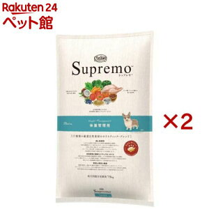 j[g Vv ̏dǗp 7.5kg p hbOt[h(7.5kg×2Zbg)yVv(Supremo)z