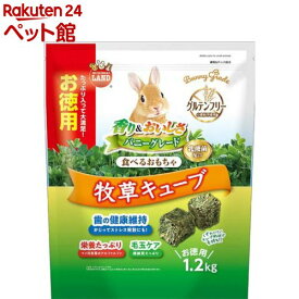 バニーグレード 牧草キューブ(1.2kg)【ミニマルランド】