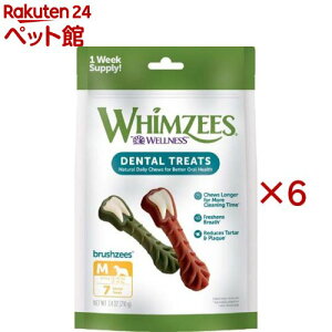 ウィムズィーズ ブラッシーズ M 体重12〜18kg(7本入×6セット)【ウィムズィーズ】