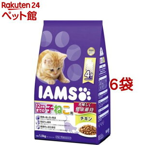 �A�C���X 12�����܂ł̎q�˂��p �`�L��(1.5kg*6�R�Z�b�g)�yd_iams�z�yd_iamscat�z�ydalc_iams�z�y�A�C���X�z[�L���b�g�t�[�h]