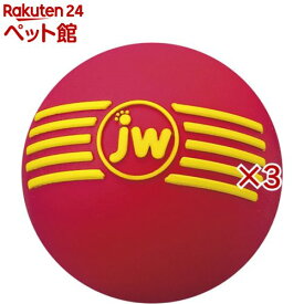 JWペットカンパニー アイスクィークボール M レッド(3セット)【JWペットカンパニー】