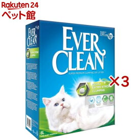 エバークリーン 猫用トイレ砂 芳香タイプ(6L×3セット)【エバークリーン】