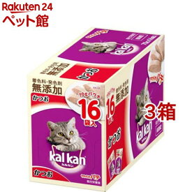 カルカン パウチ やわらかパテ かつお(70g*16袋入*3箱セット)【カルカン(kal kan)】