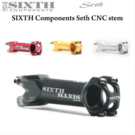 超軽量ステム SIXTH ComponentsSeth CNC stem (シックスコンポーネンツ セス CNC ステム )超軽量 ステム 99g チタン ボルト ロード マウンテン ピスト 自転車 パーツ ストリート ファッション 送料無料