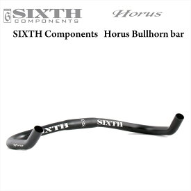 ブルホーンハンドル SIXTHcomponents Horus Bullhorn Bar 25.4x420mm( シックスコンポーネンツ ホルス ブルホーンバー 25.4x420mm )グリップ径 22.2mm クロス ロード バイク マウンテン ピスト ハンドル カスタム サイズ ポジション 調整ストリート スタイル