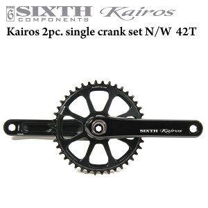2s[X NN SIXTHcomponentsKairos Single Crank Set 42T Black/Black 170mm(VbNXR|[lc JCX2s[X i[Ch VO NN Zbg 42T ubN/ubN) SRAM GXP Ki CNC y 