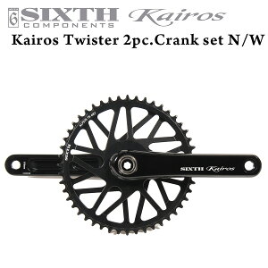 2s[X NN SIXTHcomponentsKairos yTwisterz Single Crank Black/Black 170mm (VbNXR|[lc JCX cCX^[ 2s[X i[Ch VO NN Zbg ubN/ubN ) SRAM GX