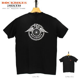 ROCKBIKES ロックバイクス ウィングロゴ Tシャツ