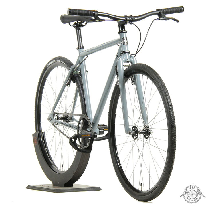 楽天市場】クロモリ ピスト バイク ROCKBIKES Rizer Glossy Grey  