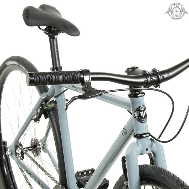 楽天市場】クロモリ ピスト バイク ROCKBIKES Rizer Glossy Grey 