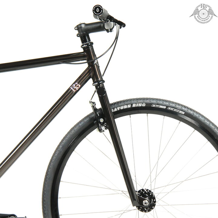 楽天市場】クロモリ ピスト バイク ROCKBIKES Rizer Trans Black 