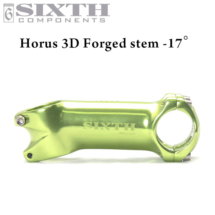楽天市場】カラー ステム SIXTH ComponentsHorus 3D Forged Stem Green 